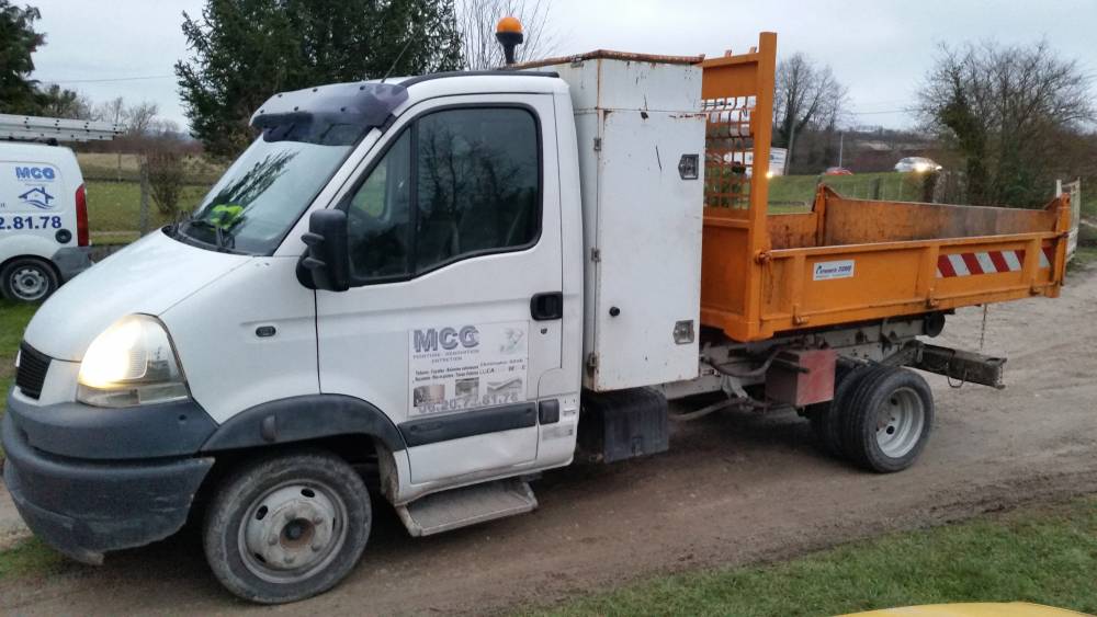 Benne camion