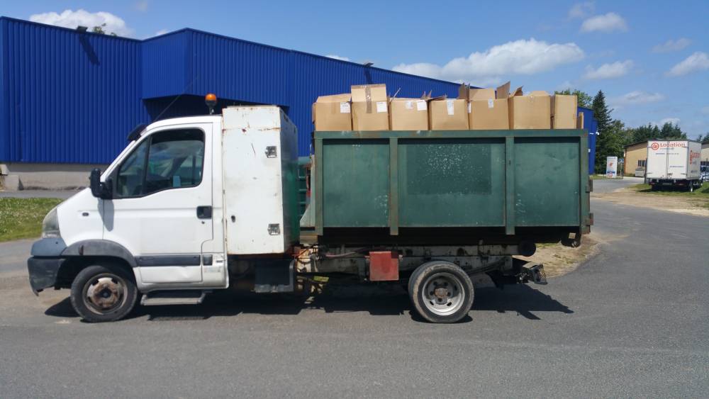 Benne camion