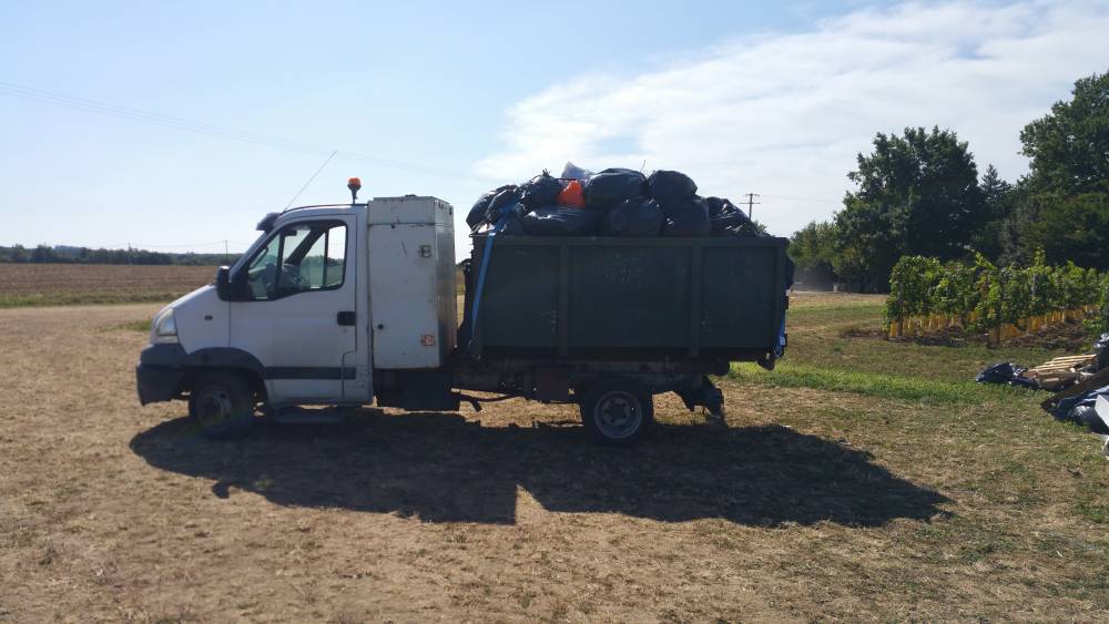 Benne camion
